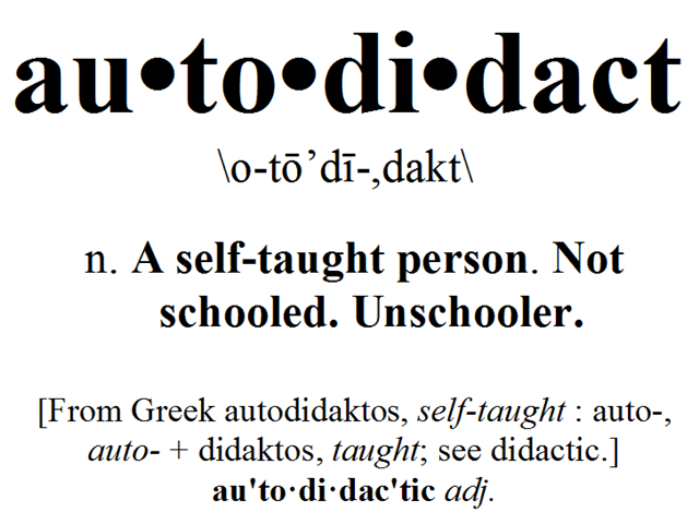 Autodidact betekenis
