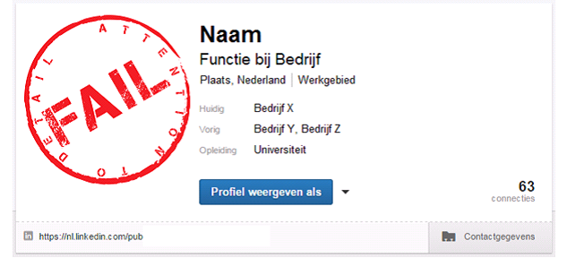 LinkedIn Fail
