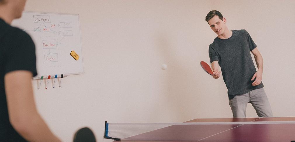 pingpong, werkdag developer